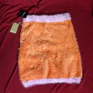 Fuzzy Forever 21 Skirt